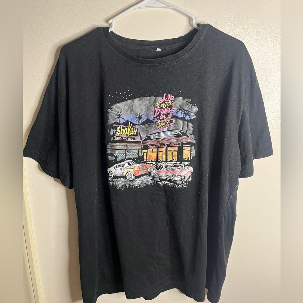 Black Graphic Tee